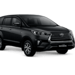 Toyota Innova Reborn hitam untuk layanan sewa mobil Jakarta dengan driver profesional dari FM Rent Car